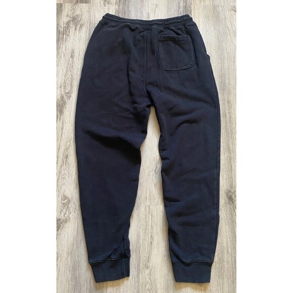 Goodthreads Men's Washed Fleece Jogger Heavyweight Sweatpants - Black - Medium - Picture 2 of 5